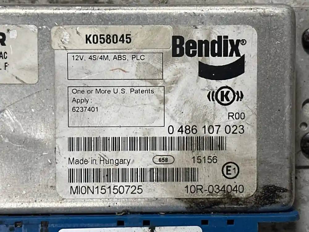 Kenworth 0486107023 ABS control module from 2013 Kenworth T660, used - view 2 of 2
