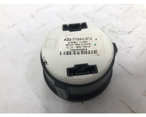 Freightliner A22-71048-002 turbo boost pressure gauge from 2015 Freightliner Cascadia, used - view 2 of 2
