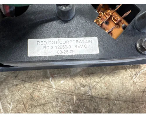 Mack RD-3-12950-0 heater / A/C control panel from 2010 Mack, used - view 3 of 3