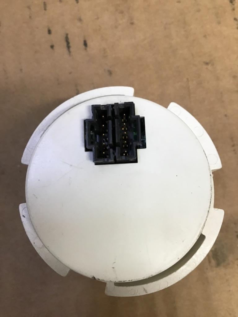 Peterbilt 17-05065-021E water temperature gauge (silver bezel) from 2003 Peterbilt 387, used - view 5 of 5