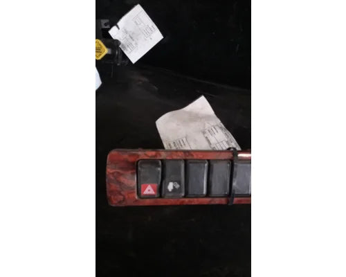 Volvo 1096567 switch panel with hazard switch from 1998 Volvo VN, used - view 2 of 2
