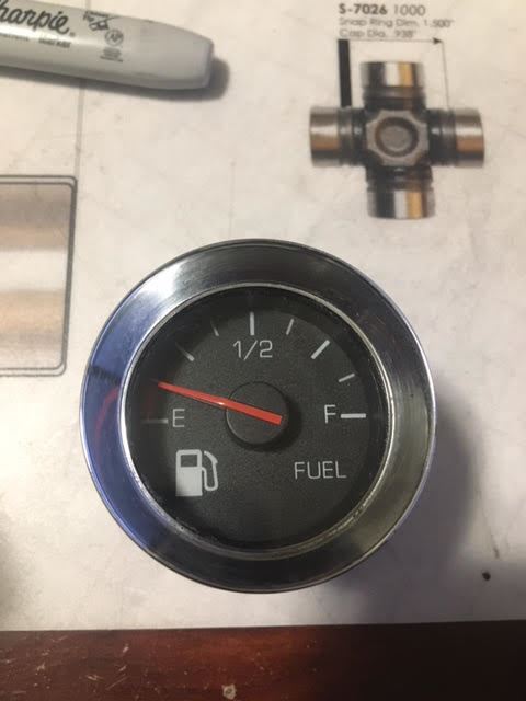 Kenworth Q43-1092-302C fuel gauge from 2006 Kenworth T600B, used