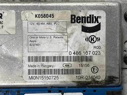 Kenworth 0486107023 ABS control module from 2013 Kenworth T660, used - view 2 of 2