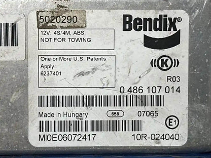 International 0486107014 ABS control module from 2009 International 4300, used - view 2 of 2