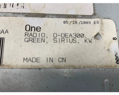 Kenworth 20086271 AM/FM/CD satellite radio from 2010 Kenworth T800, used - view 3 of 4
