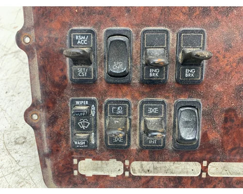 Freightliner 2245867000 dash panel with rocker switches from 2001 Freightliner Century 120, used