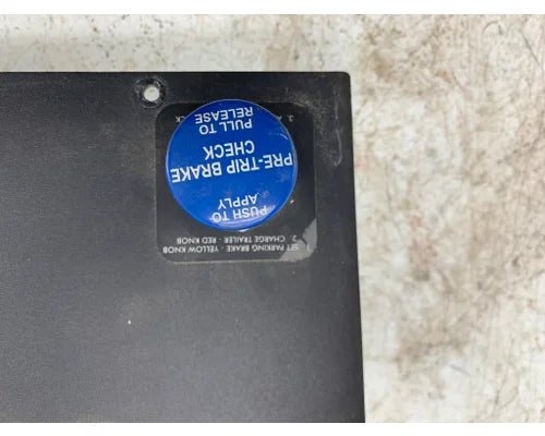 Freightliner 5011769 dash panel with hand brake valve & switches from 2011 Freightliner Cascadia, used