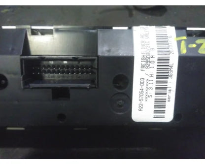 Used Freightliner A22-57054-003 heater & A/C control panel, photo 2