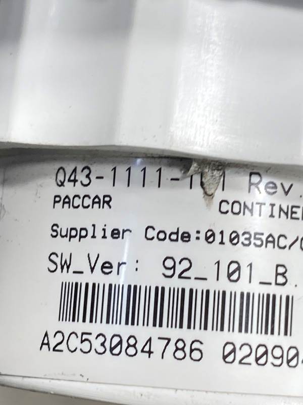 Kenworth Q431111101 primary air pressure gauge from 2013 Kenworth T660, used - view 7 of 7