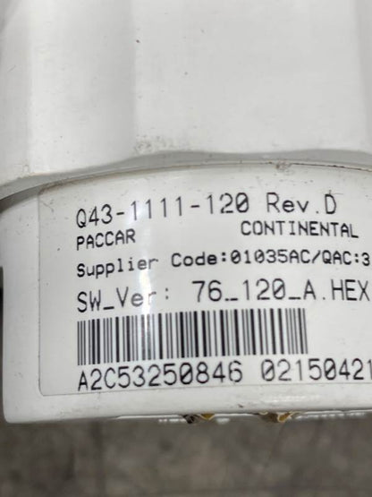 Kenworth Q431111120 rear drive axle temp gauge from 2013 Kenworth T660, used - view 7 of 7