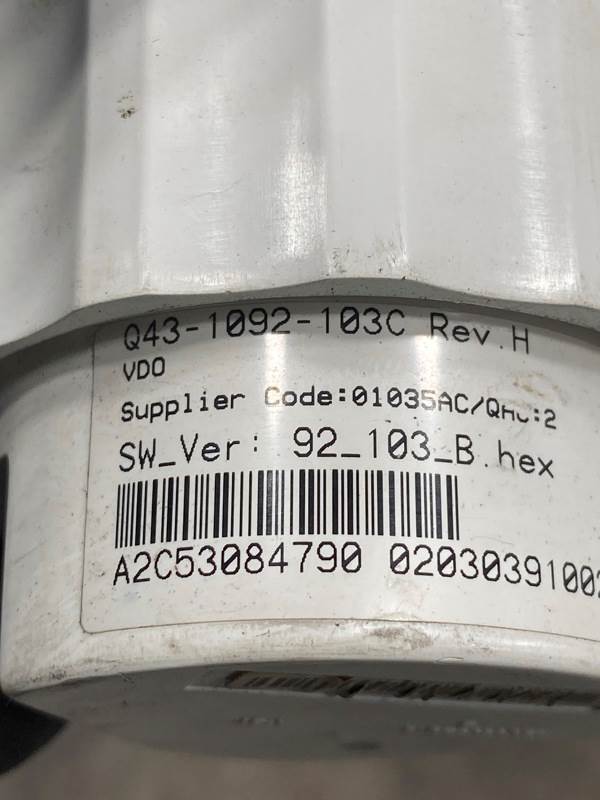 Kenworth Q431092103 brake pressure gauge from 2010 Kenworth T660, used - view 7 of 7