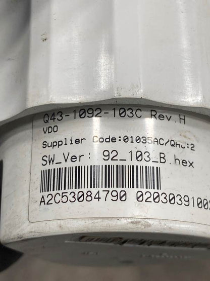 Kenworth Q431092103 brake pressure gauge from 2010 Kenworth T660, used - view 7 of 7