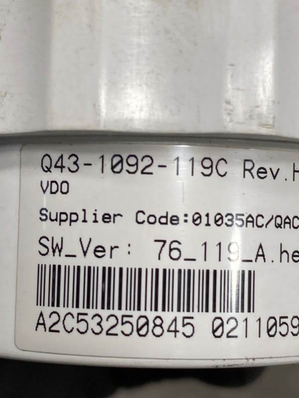 Kenworth Q431092119 front drive axle temp gauge from 2010 Kenworth T660, used - view 7 of 7