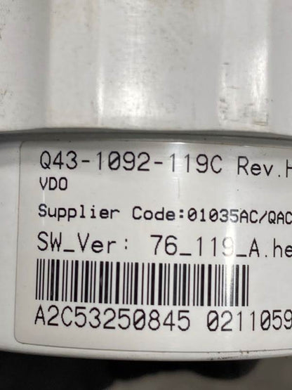 Kenworth Q431092119 front drive axle temp gauge from 2010 Kenworth T660, used - view 7 of 7