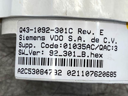 Kenworth Q431092301C battery voltage gauge from 2007 Kenworth T800, used - view 7 of 7