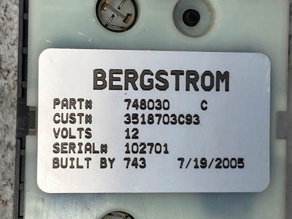 Used International 748030 dash climate control panel, photo 6