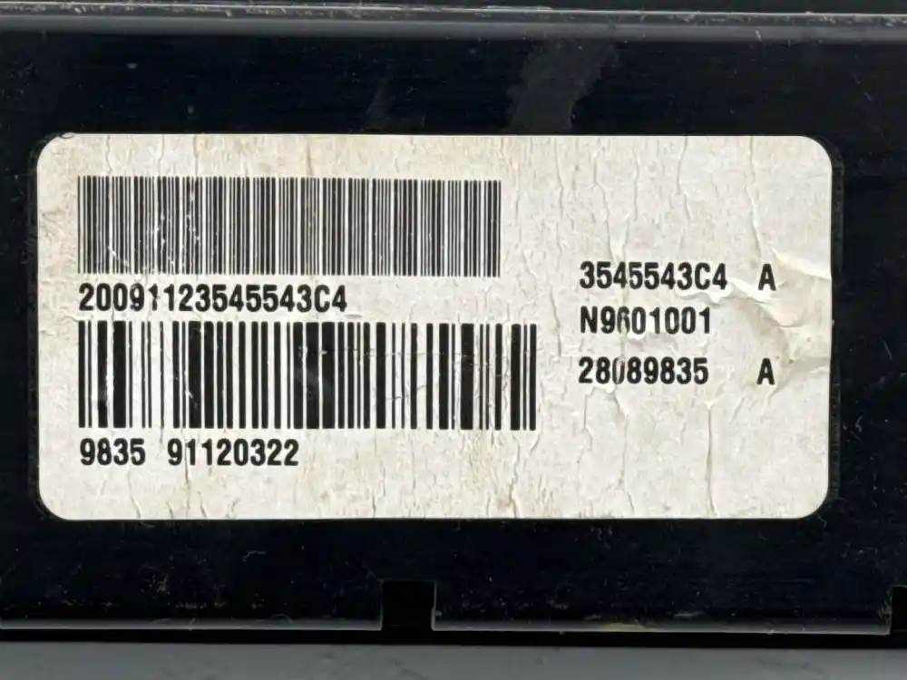 Used International 3545543C4 heater & A/C control panel, photo 3