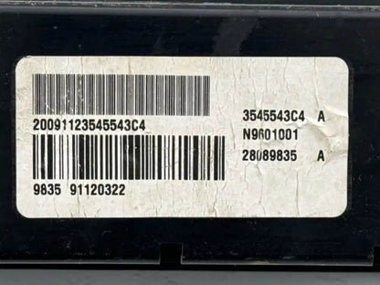 Used International 3545543C4 heater & A/C control panel, photo 3