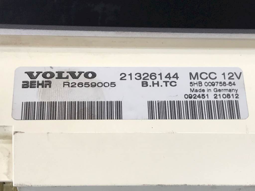 Used Volvo 21326144 temperature control unit, photo 1