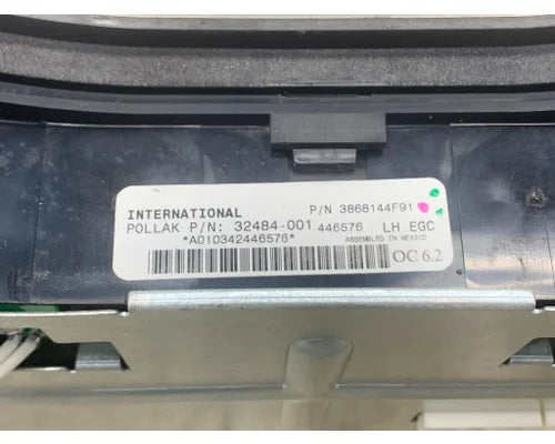 International 3868144F91 instrument cluster from 2012 International ProStar, used - view 3 of 3