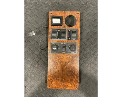 Used Kenworth K176-8485-1100 dash panel with switches & HVAC controls, photo 1