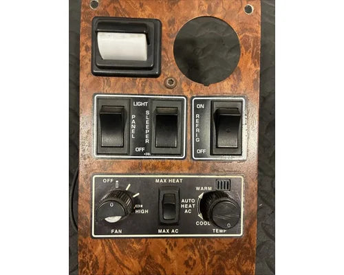 Used Kenworth K176-8485-1100 dash panel with switches & HVAC controls, photo 2