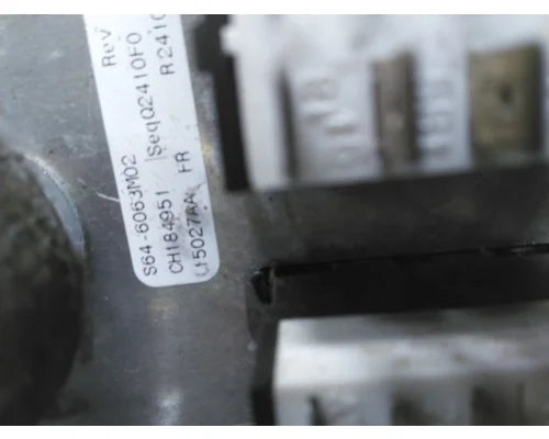 Peterbilt S64-6063M02 ignition & headlamp switch panel from 2013 Peterbilt 587, used - view 3 of 4
