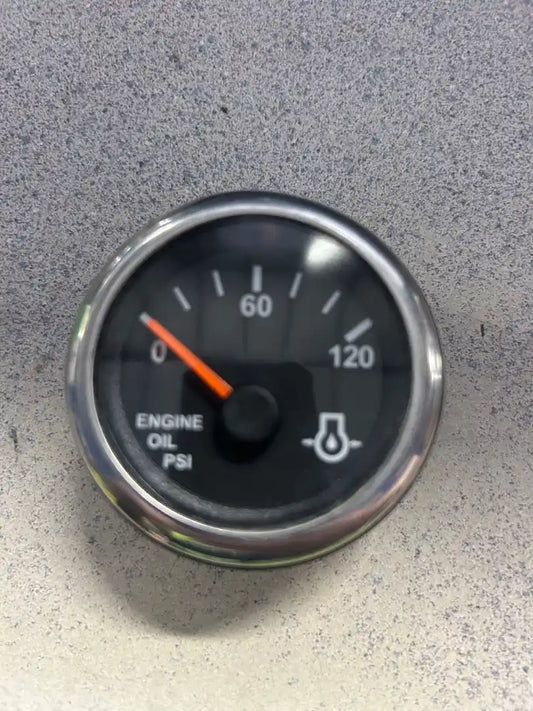 Autocar GZ210002-001 oil pressure gauge from 2008 Autocar WX, used