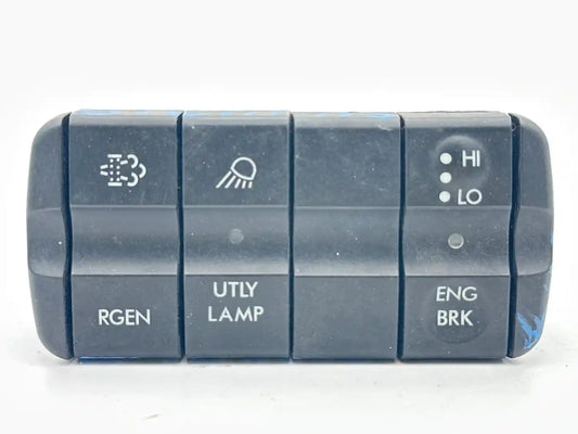 Freightliner A06-60973-000 dash switch pack (regen / utility lamp / engine brake) from 2013 Freightliner Cascadia 125, used