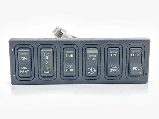 International 3594776C5 dash switch pack from 2015 International Prostar, used