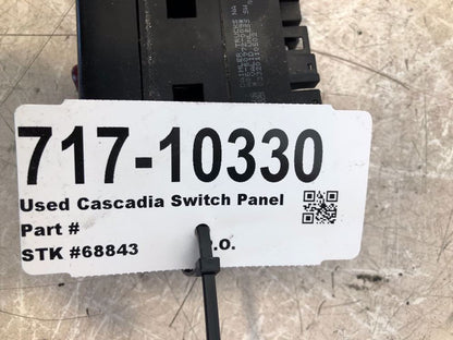 Freightliner 0666443002 switch panel from 2014 Freightliner Cascadia, used - view 5 of 5