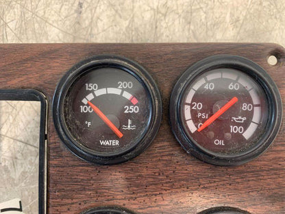 Freightliner 22-32030-001 gauge panel from 2000 Freightliner FLD120, used - view 2 of 4
