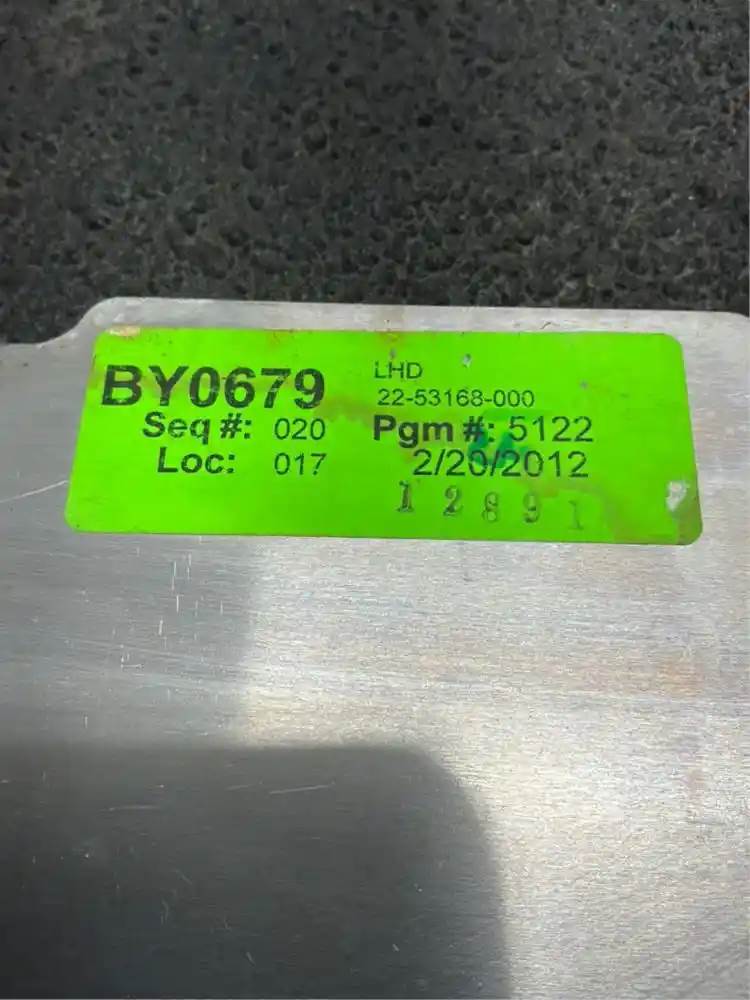 Freightliner 22-53168-000 dash switch control panel from 2013 Freightliner M2 106, used