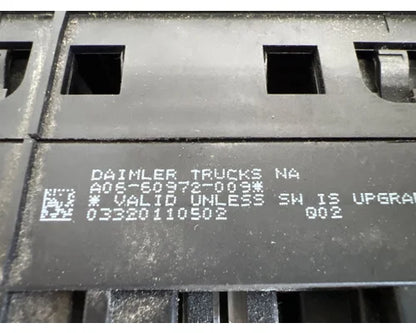 Freightliner A06-60972-010 rocker switch panel (hazard) from 2015 Freightliner, used - view 2 of 2