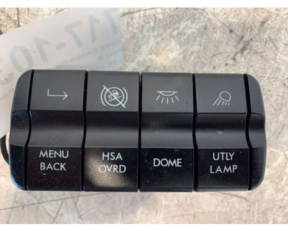 Freightliner A06-73829-003 dash switch panel from 2014 Freightliner Cascadia, used
