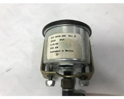 Freightliner A22-38910-000 brake application air pressure gauge from 2009 Freightliner M2 112, used - view 2 of 3