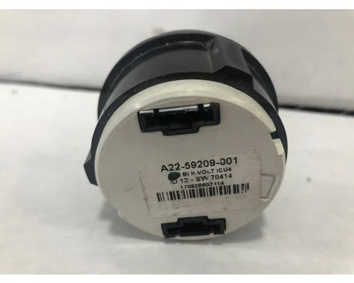 Freightliner A22-59209-001 voltmeter gauge from 2002 Freightliner Century Class 120, used - view 2 of 2