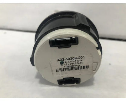 Freightliner A22-59209-001 voltmeter gauge from 2002 Freightliner Century Class 120, used - view 2 of 2