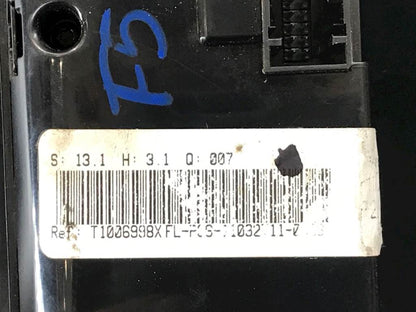 Freightliner A22-60645-001 heater / A/C control panel from 2012 Freightliner Cascadia 125, used - view 3 of 3