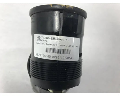 Freightliner A22-71040-005 brake application air pressure gauge from 2013 Freightliner Cascadia, used - view 2 of 2