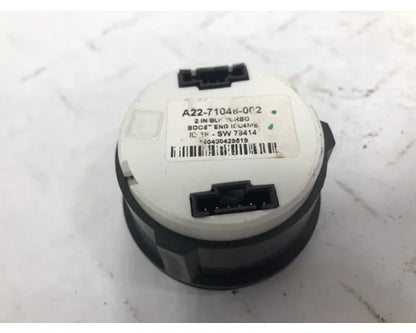 Freightliner A22-71048-002 turbo boost pressure gauge from 2015 Freightliner Cascadia, used - view 2 of 2