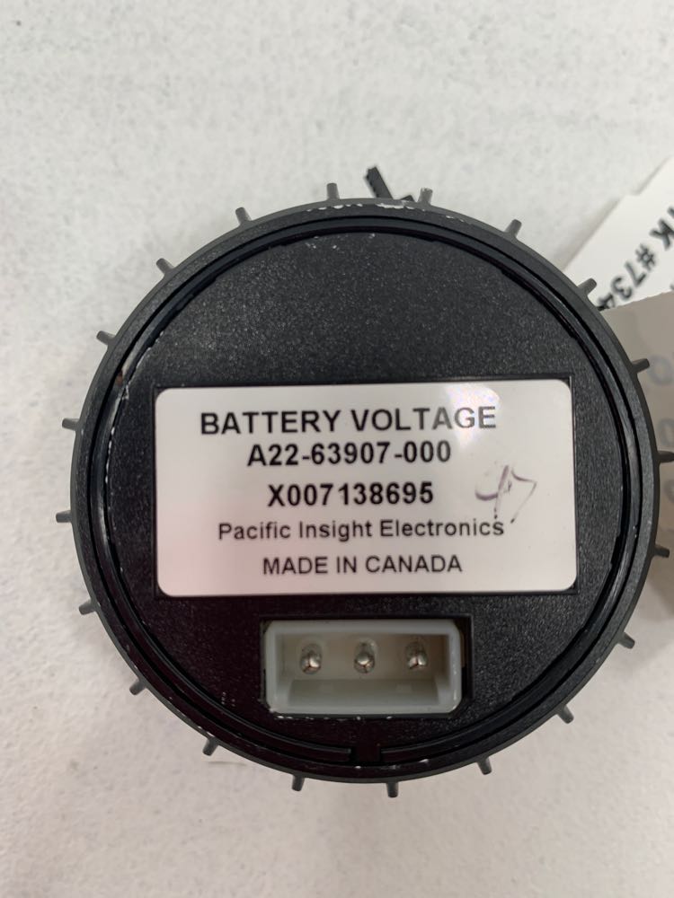 Freightliner A2263907000 voltmeter gauge from 2015 Freightliner Cascadia, used - view 2 of 2