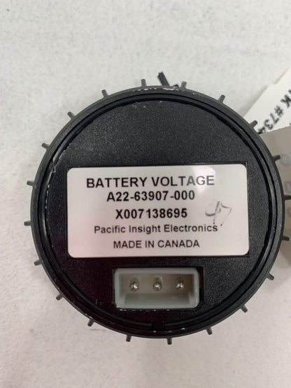 Freightliner A2263907000 voltmeter gauge from 2015 Freightliner Cascadia, used - view 2 of 2