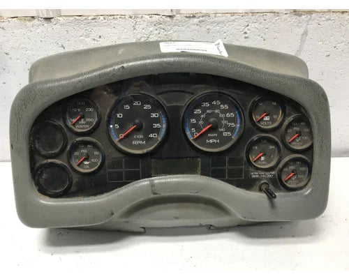 International 2594931C91 instrument cluster (digital, 8 gauge, Right-Hand drive) from 2008 International Durastar, used