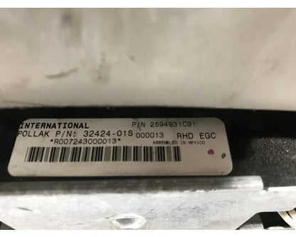 International 2594931C91 instrument cluster (digital, 8 gauge, Right-Hand drive) from 2008 International Durastar, used - view 3 of 4