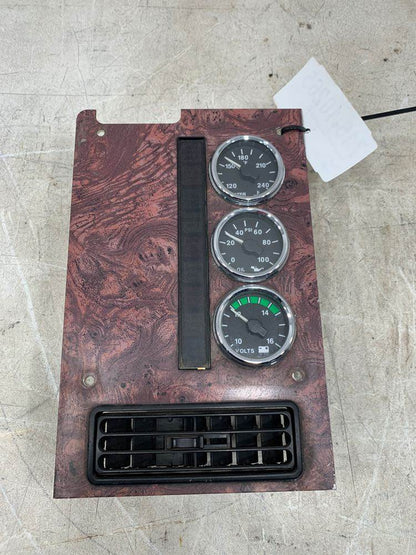 International 3503478C91 gauge panel from 2000 International 9400I, used