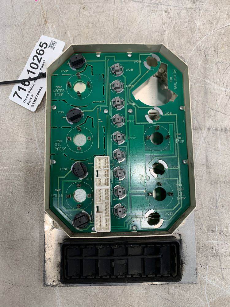 International 3503478C91 gauge panel from 2000 International 9400I, used - view 7 of 8