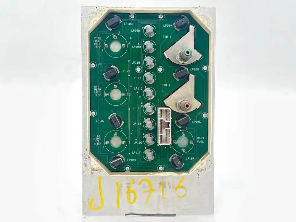 International 3503491C91 instrument cluster from 1996 International 9400, used - view 2 of 5
