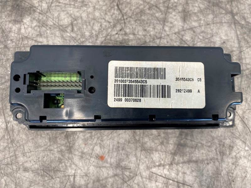 International 3545543C6 climate control panel from 2011 International 4400, used - view 6 of 7