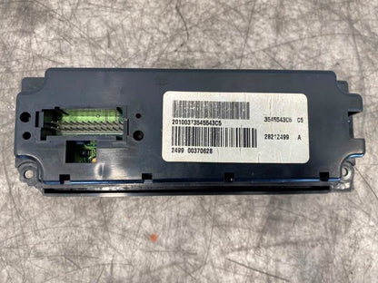 International 3545543C6 climate control panel from 2011 International 4400, used - view 6 of 7